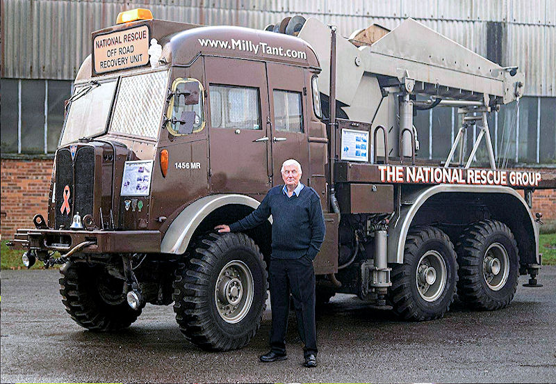 Andy Lambert and Milly as seen on Secrets of a Transport Museum