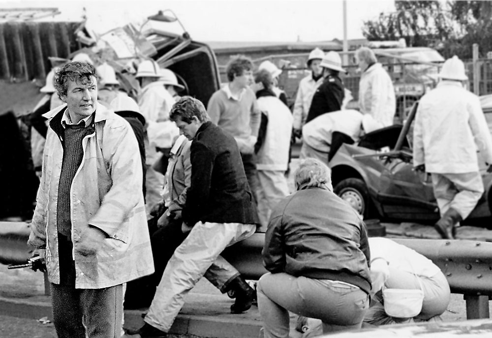 Andy Lambert at an RTA Kingston Bypass