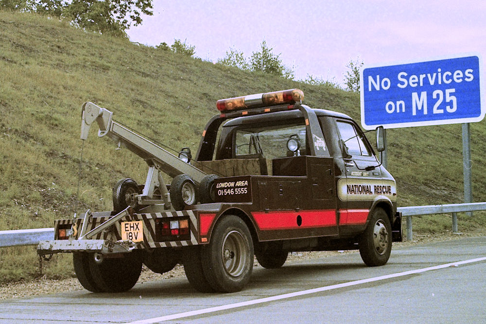 Recovery Vehicle on the Motorway